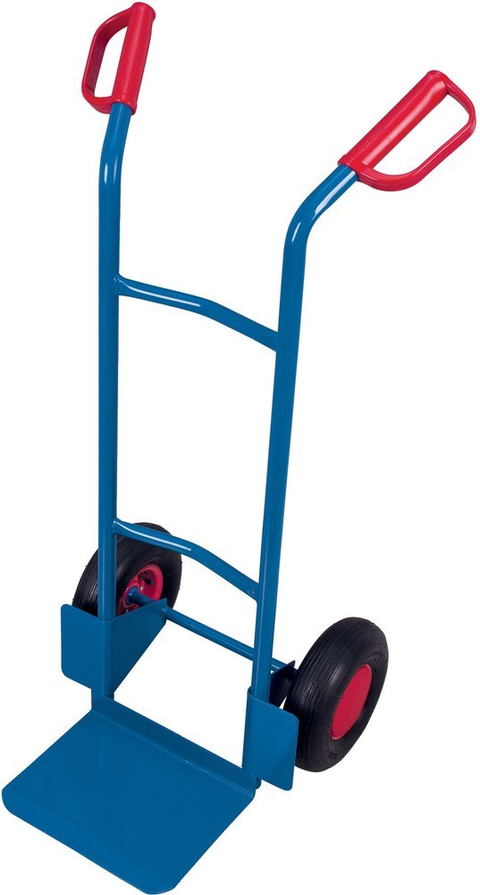 VarioFit Getränkekarre 250kg mit Kufen, Schaufel 250 x 350mm Luftreifen Produktbild img1 L