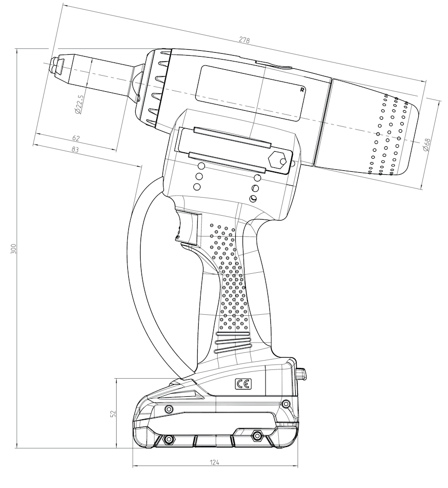 PowerBird Pro Gold Edition CAS mit 1 Li-Ion Akku 18V - 2,0 Ah / Ladegerät in L-Boxx Produktbild img8 L