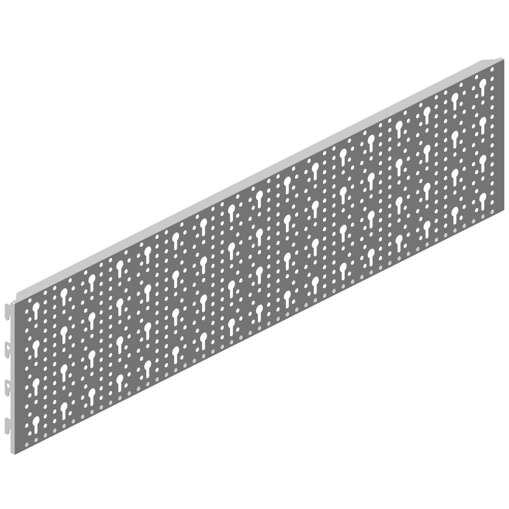 ELEMENT SYSTEM Lochplatte weiß 800 x 200mm Produktbild img1 L
