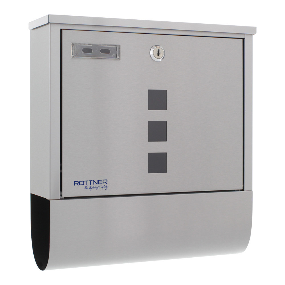 ROTTNER Briefkasten Costa Inox Produktbild img1 L