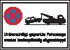 SafetyMarking Parkverbotschild Alu 600 x 400mm, "Unberechtigt … abgeschleppt" Produktbild img1 L