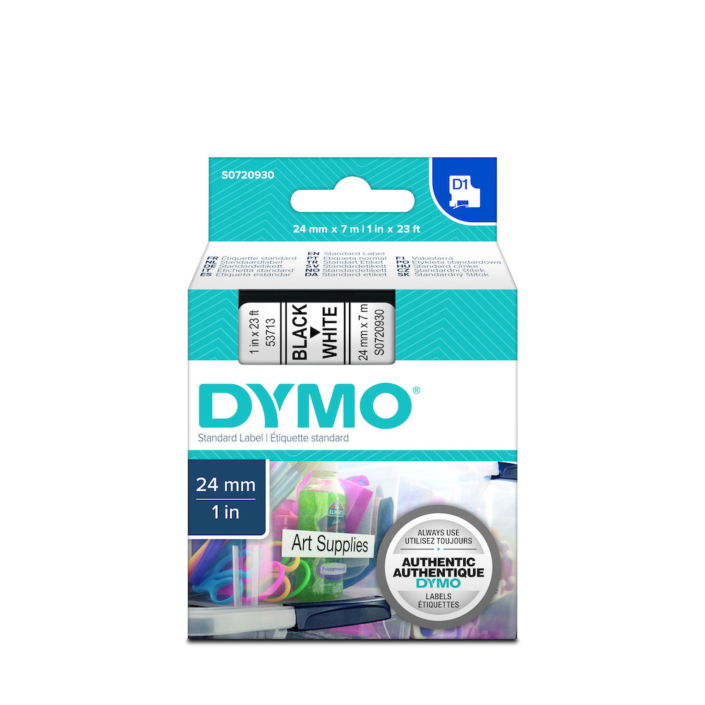 DYMO D1 Schriftband Nr.53713 24mm x 7 Produktbild img1 L