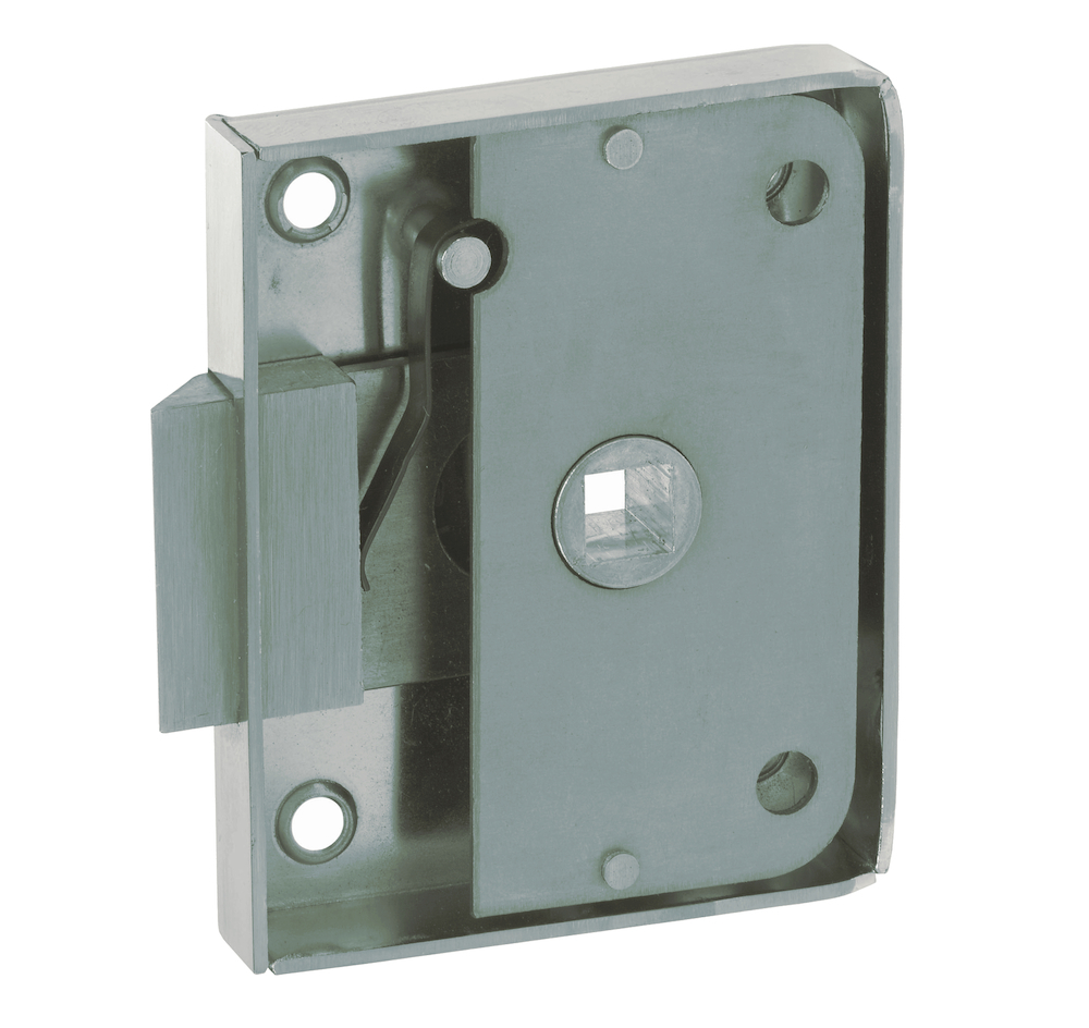 JuNie Möbel-Fallenschloss 1591,D 30mm, ohne Schließblech, STA vernickelt, rechts/links Produktbild img3 L