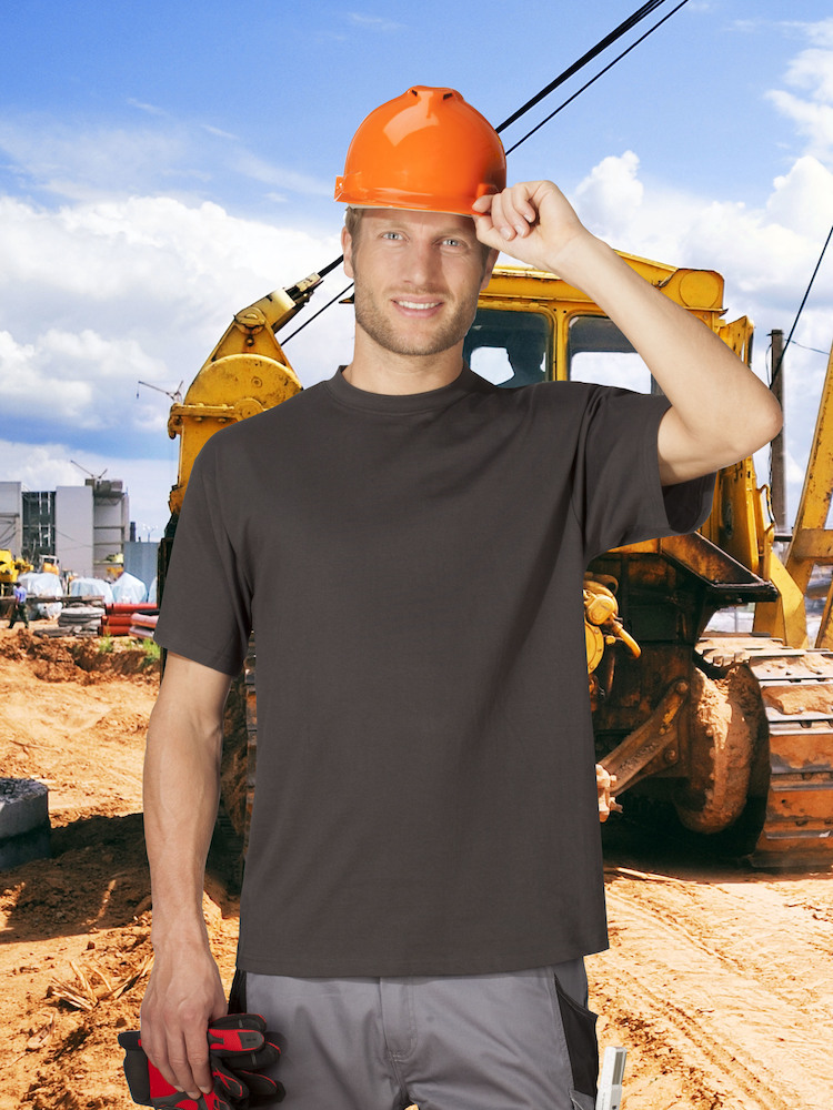 Promodoro Men’s Premium-T-Shirt graphite, Größe XXXL Produktbild img3 L