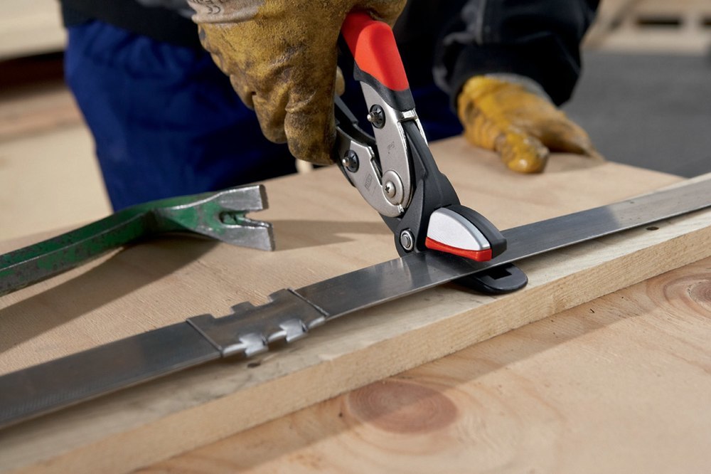 ERDI Bandeisenschere 260mm mit Niederhalter Produktbild img2 L