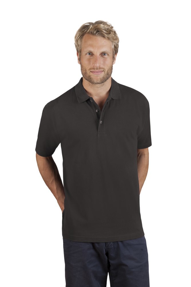 Promodoro Men’s Superior Polo graphite, Größe M Produktbild img4 L