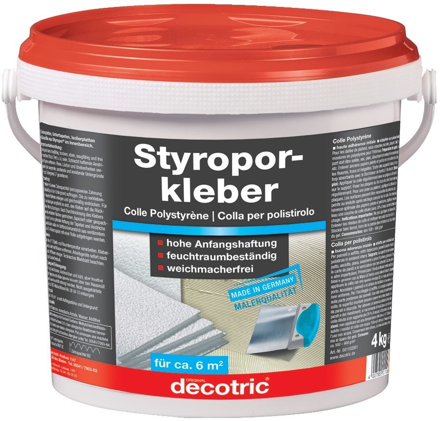 decotric Styroporkleber 1kg gebrauchsfertig Produktbild img1 L