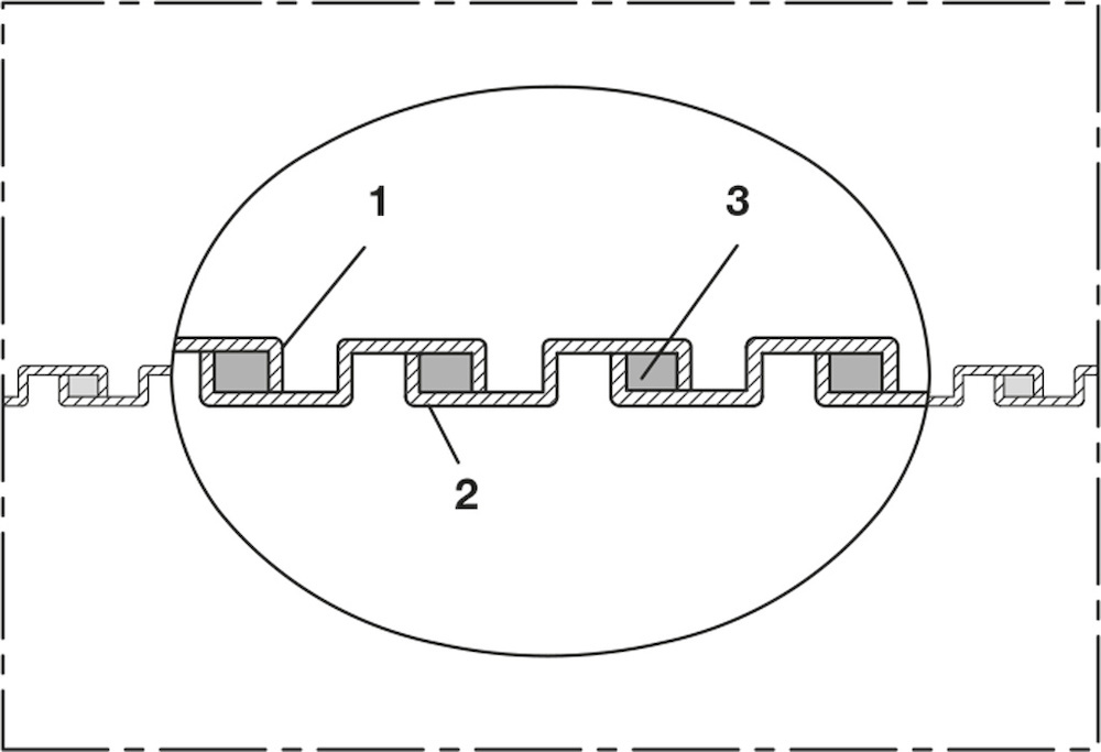 Norres Schlauch METAL HOSE 375, ST vz., silber, Innen Ø 40mm, Länge 5m Produktbild img3 L