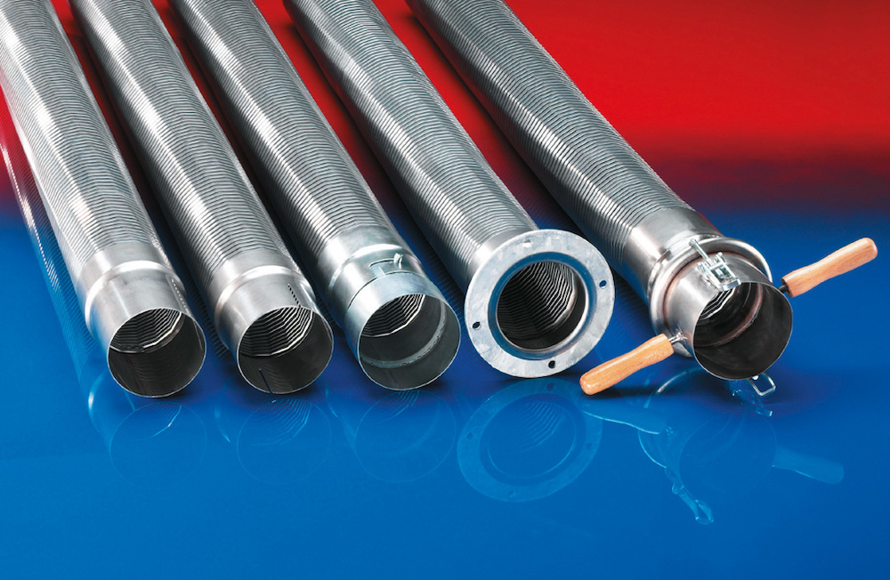 Norres Schlauch METAL HOSE 375, ST vz., silber, Innen Ø 40mm, Länge 5m Produktbild img2 L