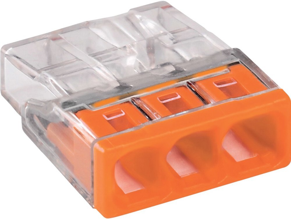 Wagoklemme 3x 0,5-2,5mm² orange Produktbild img1 L