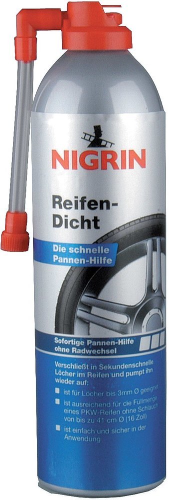 Nigrin RepairTec Reifendichtmittel mit Zuführschlauch, 500ml Spraydose Produktbild img1 L