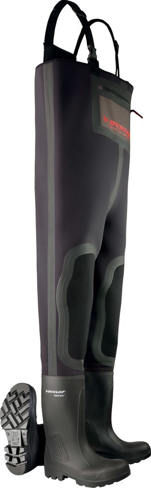 DUNLOP Wathose Purofort Neoprene, S5, Größe 45 Produktbild img1 L