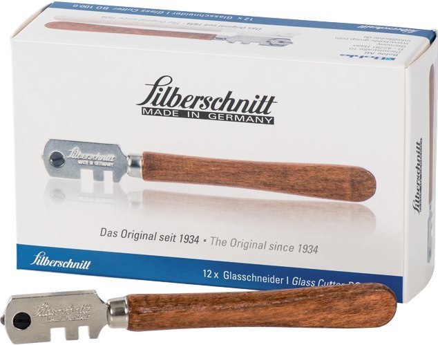 BOHLE Glasschneider Edelstahl mit Holzheft Produktbild img1 L