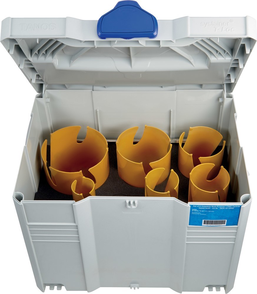 FISCH Lochsäge-Set lang Typ 2168 im Systainer Produktbild img1 L