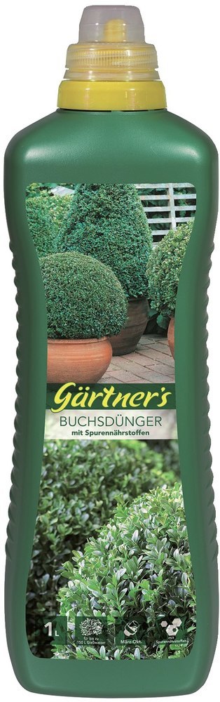 Gärtner`s Buchsdünger m. Spurenelementen, 1 l Produktbild img1 L