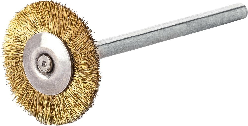 Lessmann Miniatur-Rundbürste Messing gewellt 19 x 0,1mm Produktbild img1 L