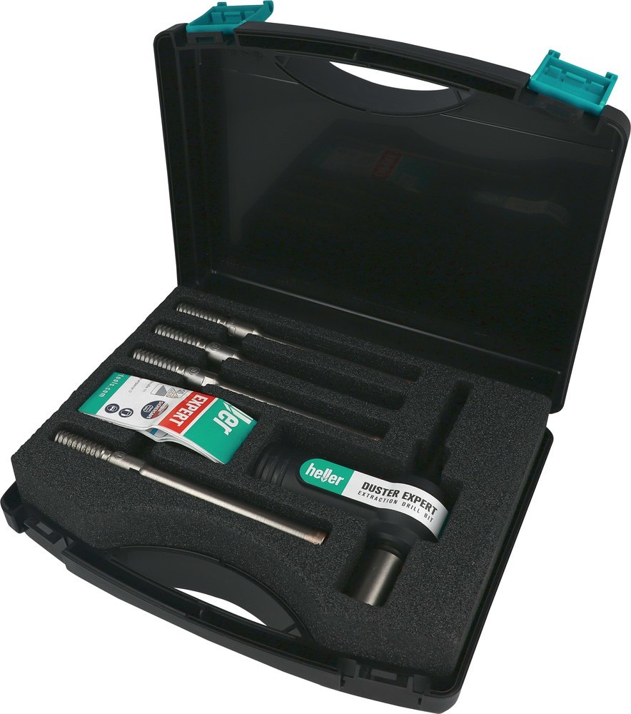 heller Absaugbohrer-Set Duster Expert XC ø4/6/8/14mm L=100/220mm inkl. Adapter Produktbild img1 L