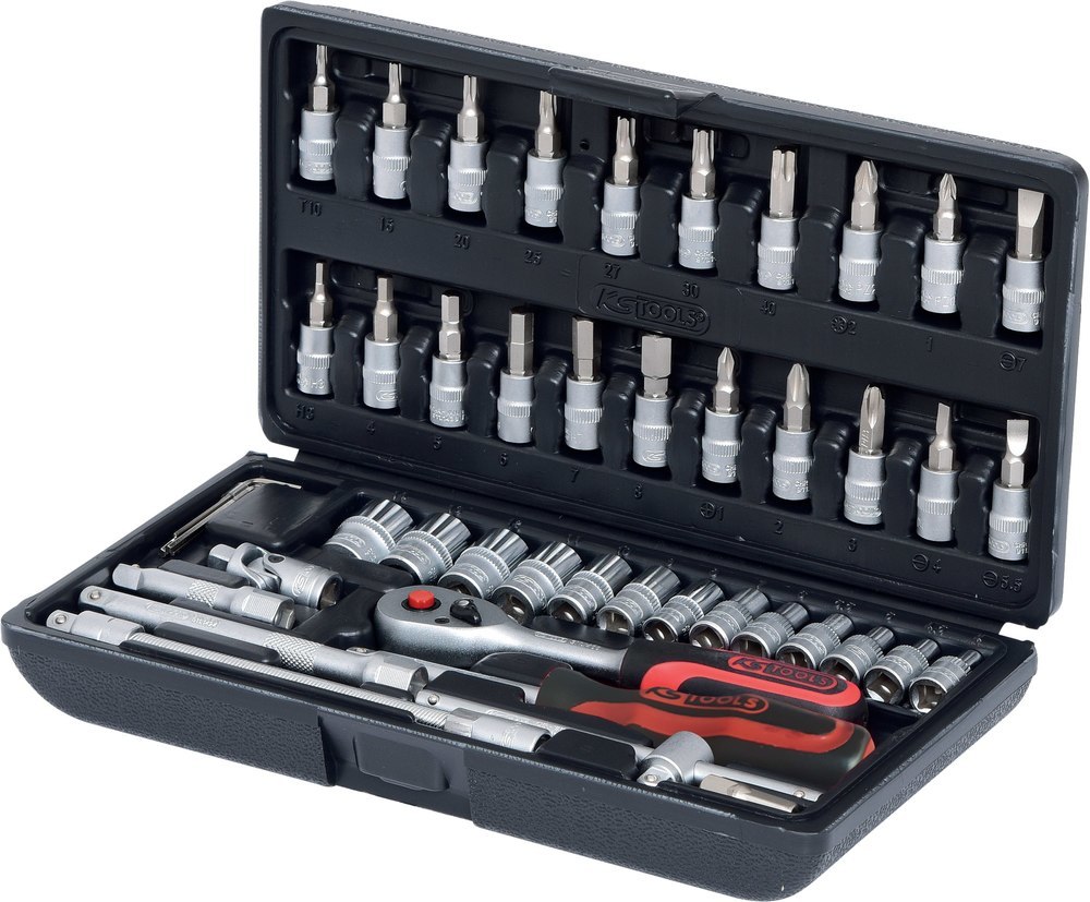 KS TOOLS Steckschlüssel-Garnitur 1/4" 46-teilig Produktbild img2 L