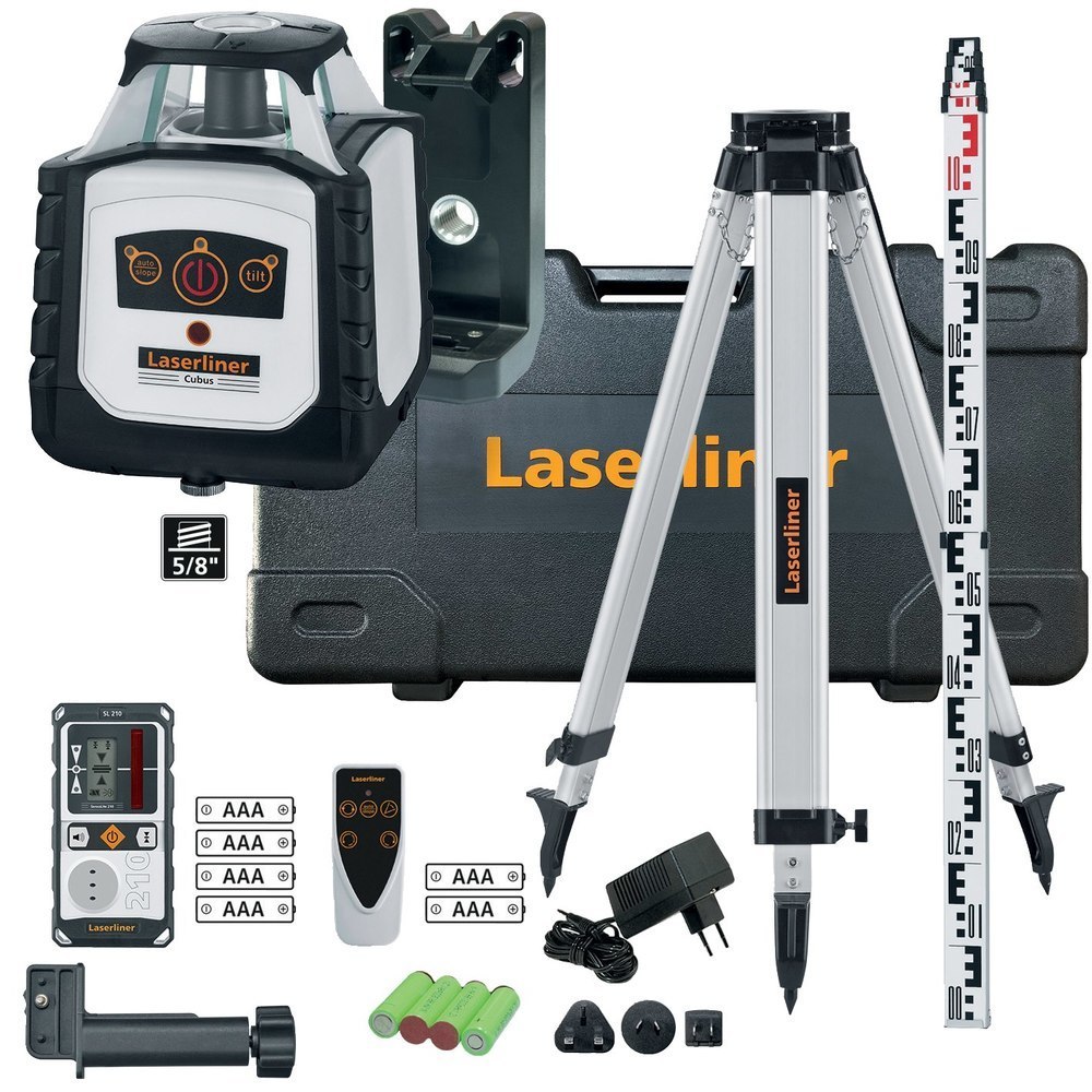 Laserliner Cubus 210 S Set Rotationslaser + Stativ 150 cm Produktbild img1 L