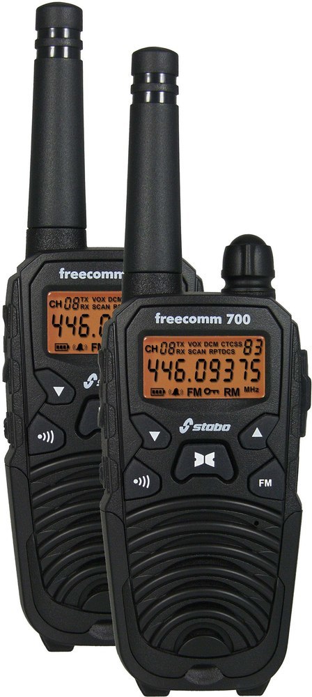 stabo freecomm Walkie-Talkie ''Freecomm 700 PMR'', 2er-Set Produktbild img1 L