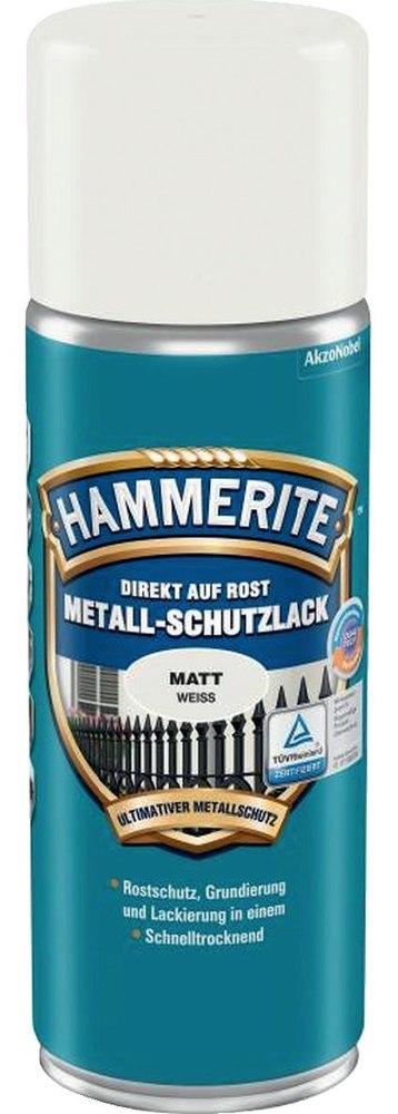 HAMMERITE Metall-Schutzlack Spray weiss 400ml Produktbild img1 L