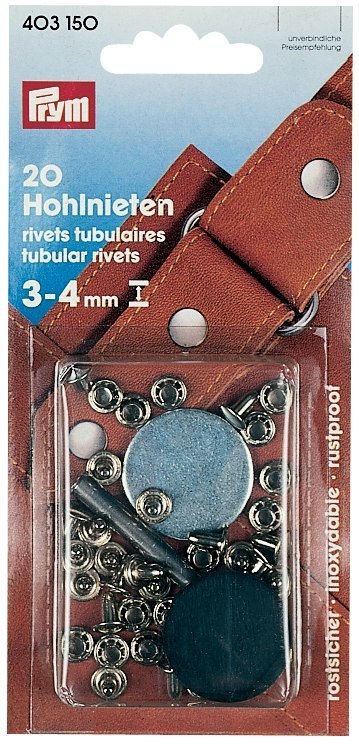 Prym Hohlniete Messing vernickelt 13mm19,166 6 - 9 Produktbild img1 L