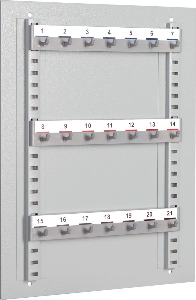 FORMAT The Safe Company Schlüssel-Wandtafel, WT 21 007001-00000, für Schlüssel, Stahl, grau, lichtgrau Produktbild img1 L