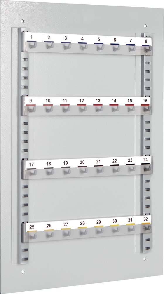 FORMAT The Safe Company Schlüssel- Wandtafel, WT 32 007002-00000, für Schlüssel, Stahl, grau, lichtgrau Produktbild img1 L