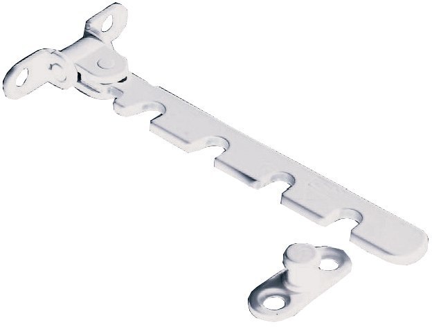 SIEGENIA Fensterfeststeller, Kunststoff beschichtet, braun Produktbild img1 L