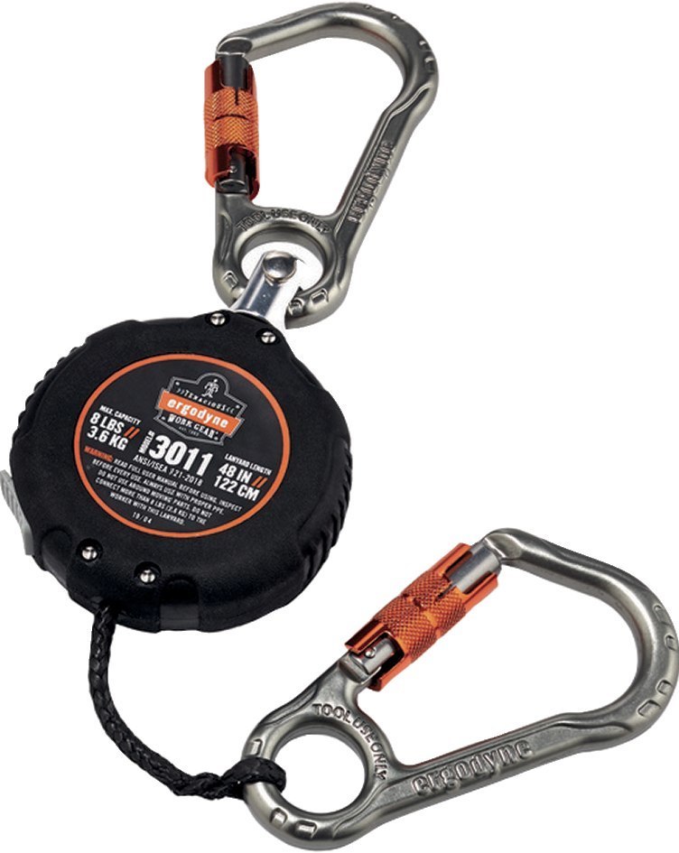 TENACIOUS ergodyne WORK GEAR est. 1983 Werkzeughalter 3011 einrollbar, mit Karabiner Produktbild img1 L