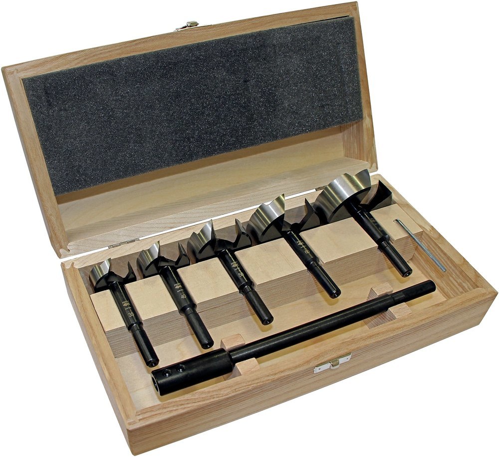 FISCH Forstnerbohrer-Satz Black Shark Pro 6tlg. 35, 40, 50, 60 ,68mm u.VL Produktbild img1 L