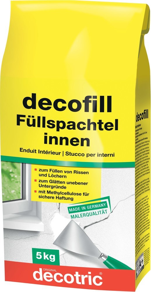 Decofill Spachtelmasse für innen, 5kg Tüte Produktbild img1 L