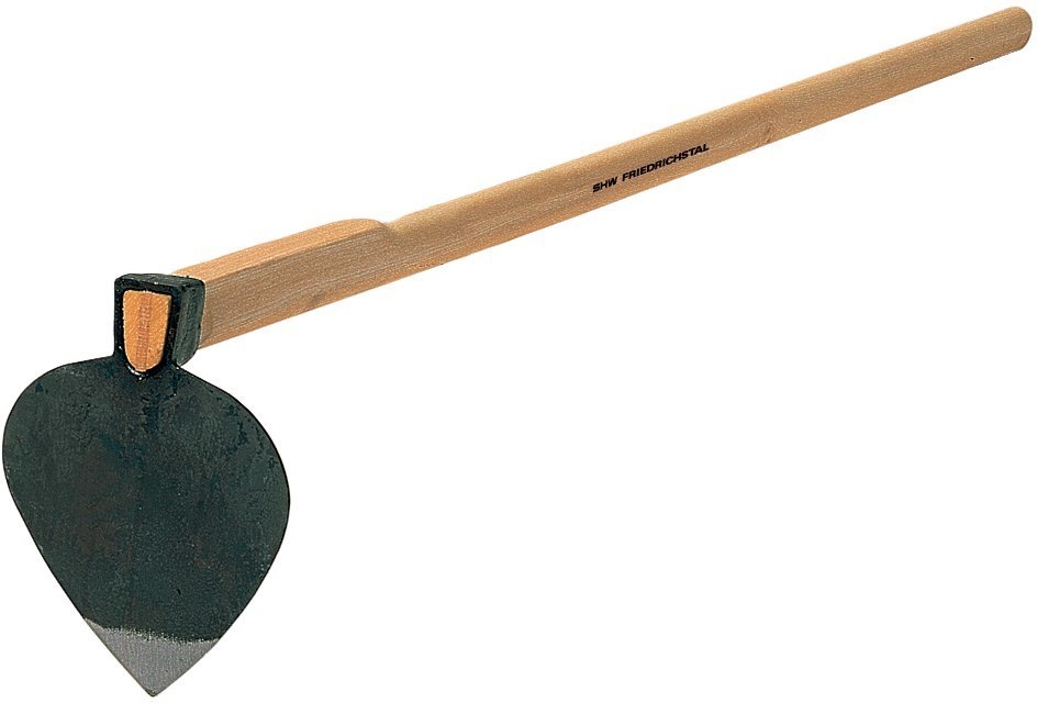 SHW Herzhacke, breit, Größe 0, mit Eschenstiel 135cm Produktbild img1 L