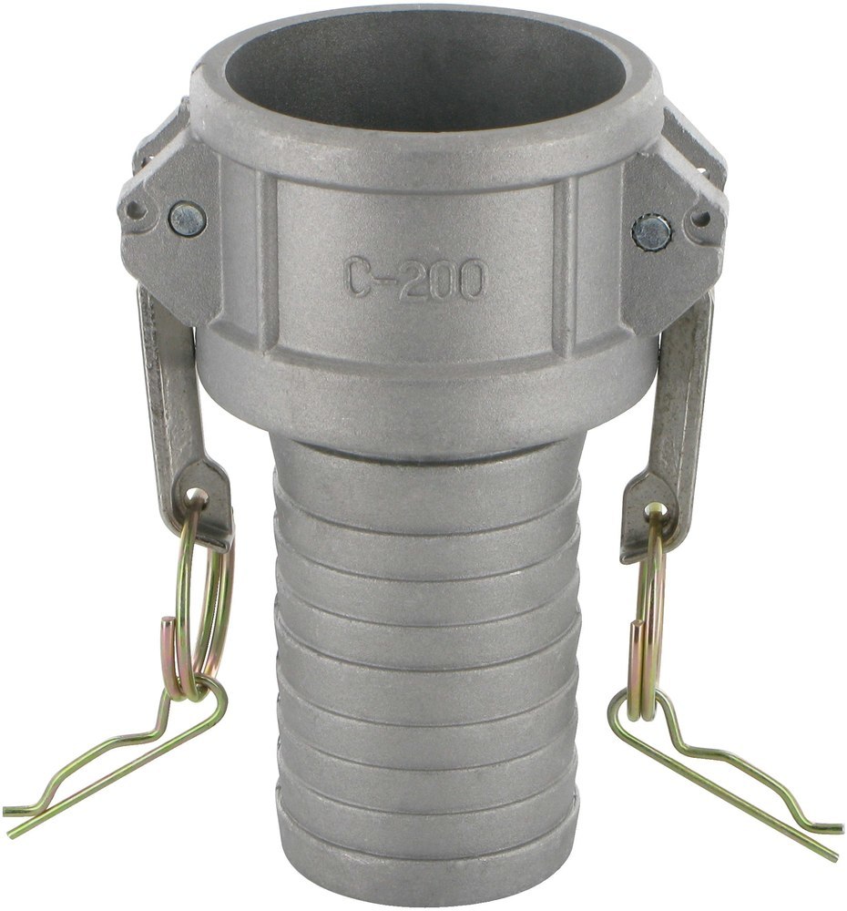 MCC Millennium Coupling Kamlok Kupplung Mutterteil Typ C mit Stutzen für Schelleneinband Produktbild img1 L