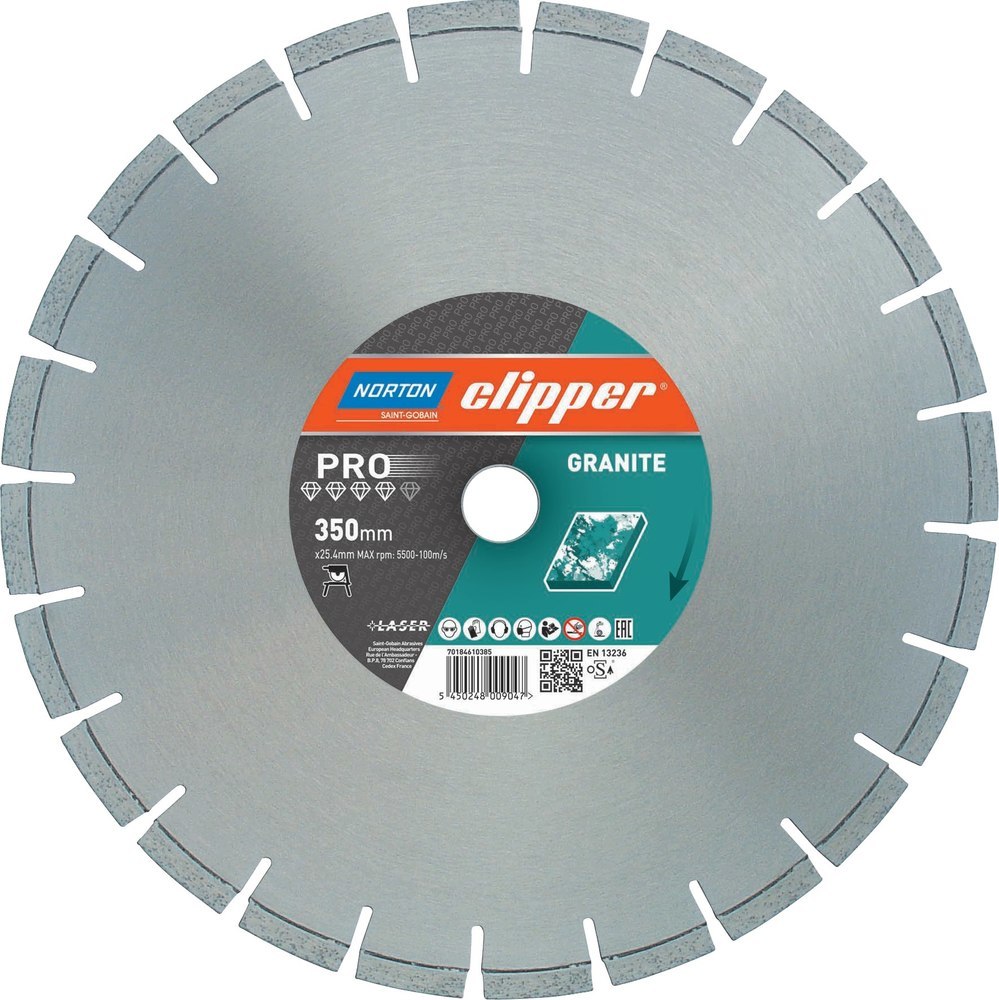 CLIPPER Diamant-Trennscheibe Granito 350 x 25,4mm Produktbild img1 L