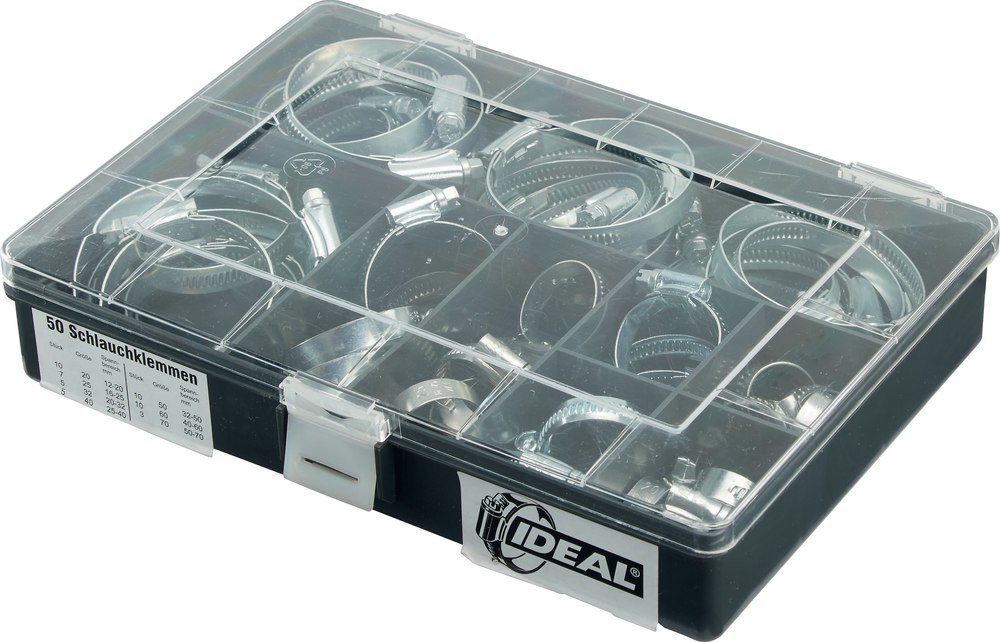 IDEAL Schlemper-klemme Schlauchschellen-Sortiment IDEAL Produktbild img1 L