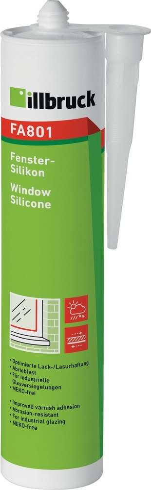NULLIFIRE Fenster-Silikon FA801, reinweiß 310ml Produktbild img1 L