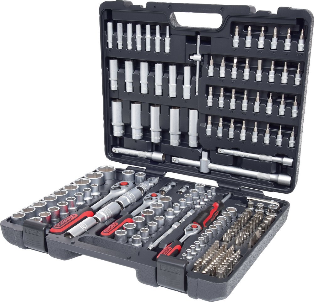 KS TOOLS 1/4"+3/8"+1/2" Steckschlüssel-Satz, 195-teilig Produktbild img1 L