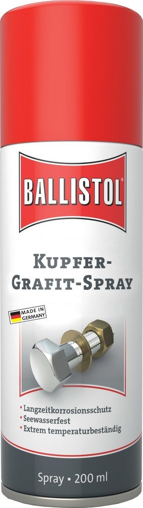 BALLISTOL Kupfer Grafit Spray, 200 ml Produktbild img1 L