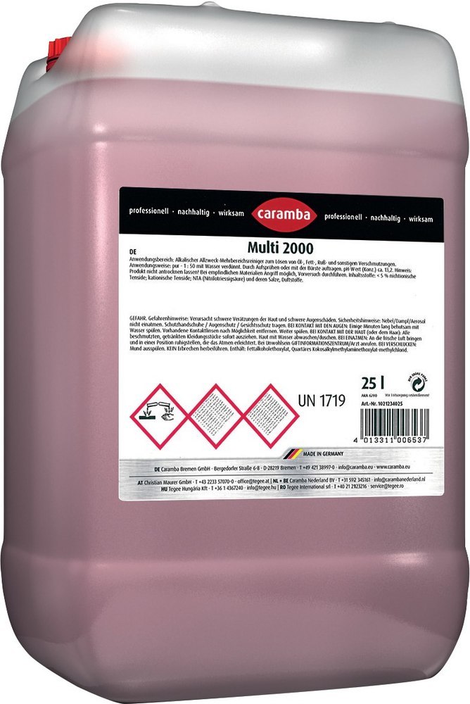 Caramba Alkalischer Allzweck-Mehrbereichsreiniger NTA-frei Produktbild img1 L