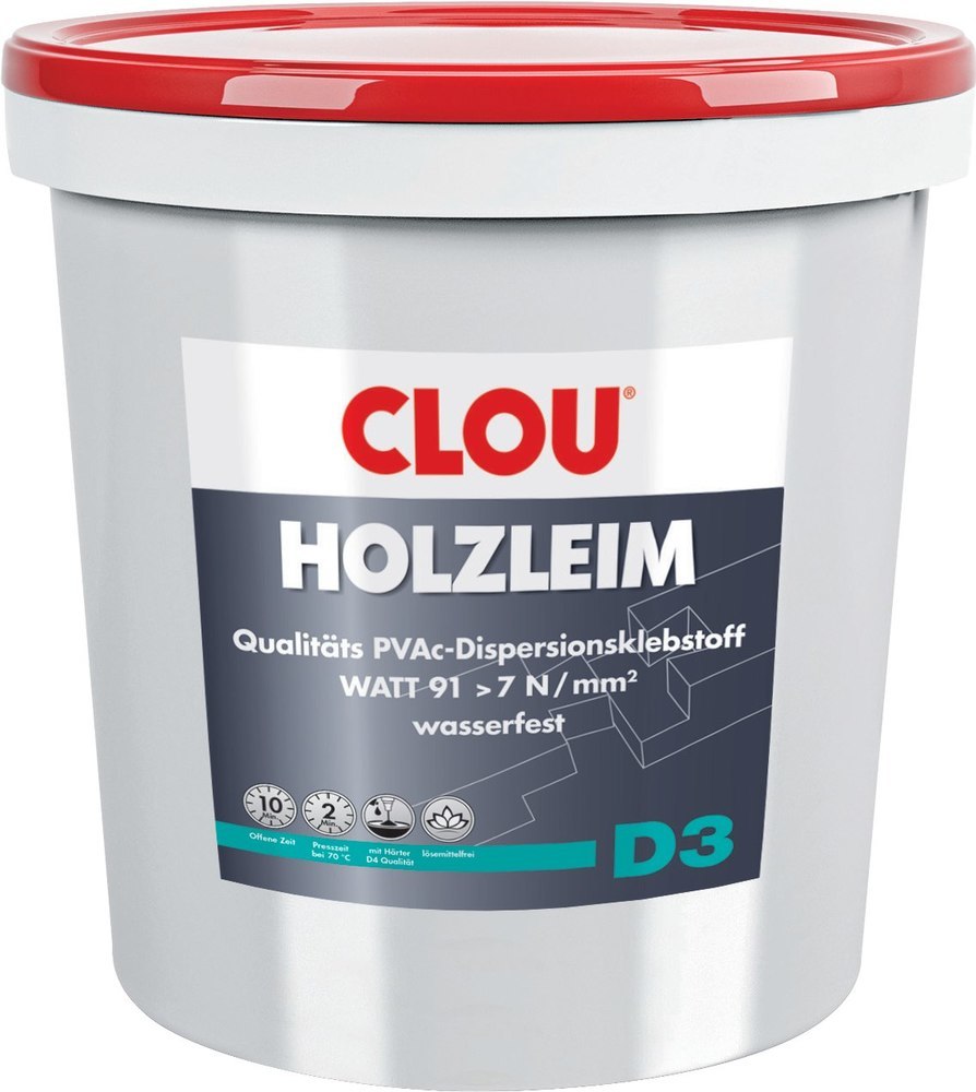 CLOU Holzleim D3 0,75kg PVAc-Holzleim Produktbild img1 L