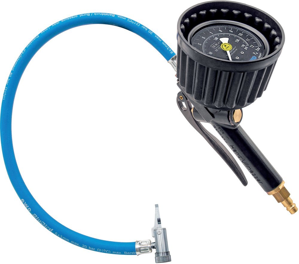 ewo Reifenfüllmesser Euroair, 0-12bar, konformitätsbewertet, Hebelstecker Produktbild img1 L