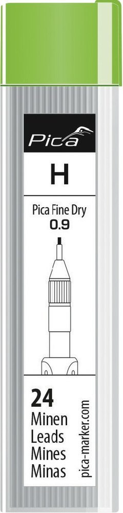 Pica Marker Fine Dry Graphit-Minenset H (24 Stück) Produktbild img1 L