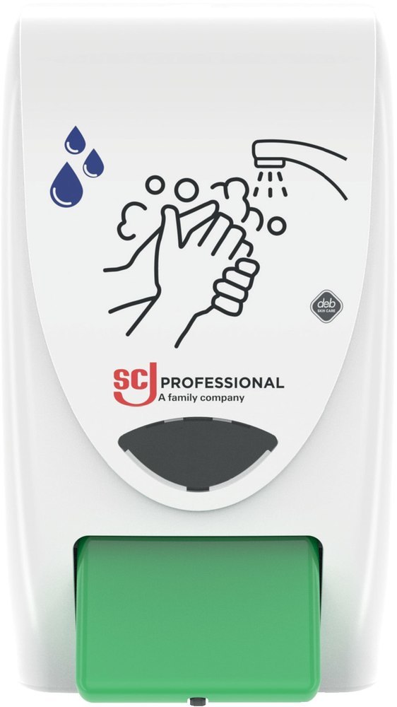 SC Johnson DEB STOKO® Spender weiß/grün Hautreinigung Leicht DE 290x163x145mm f. 2L Kart. Produktbild img2 L