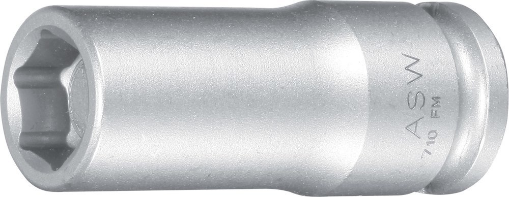 ASW Kraft-Steckschlüssel-Einsatz 3/8", 6-kant, magnetisch, lang Produktbild img1 L