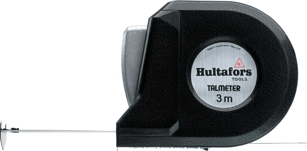HULTAFORS Taschenbandmaß Talmeter 6m x 25mm weiß Produktbild img1 L