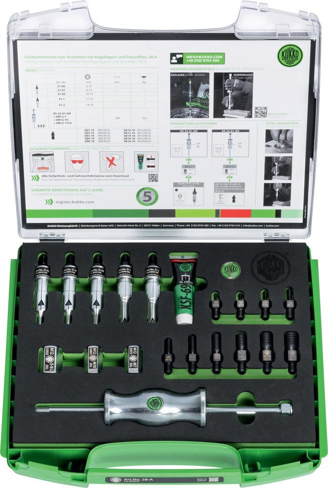 Kukko Gleithammer-Satz M3-M18 Produktbild img1 L