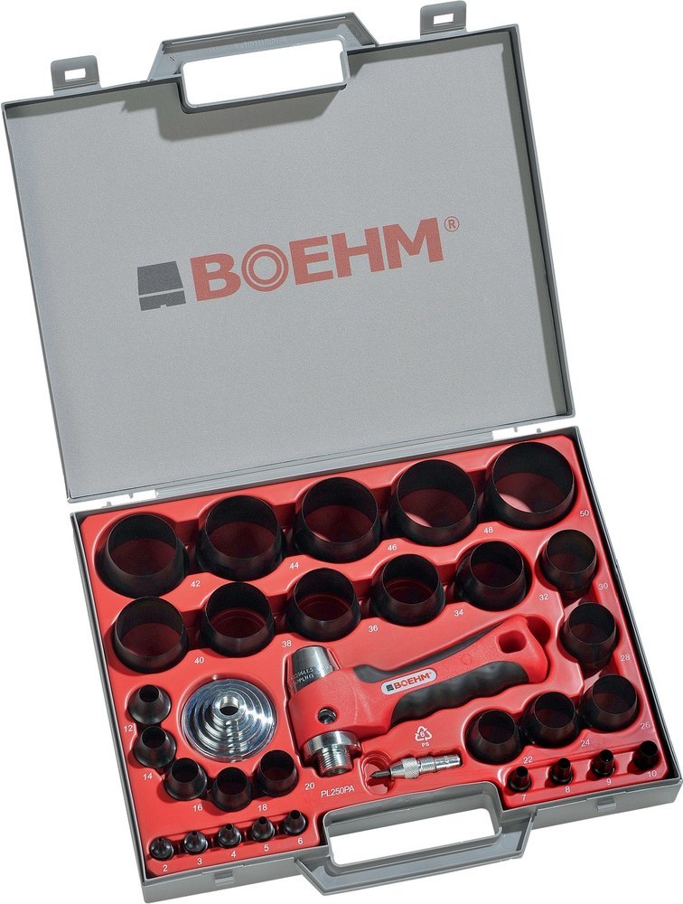 BOEHM Locheisensatz 2-50mm inkl. Halter, Aufnahmescheibe Produktbild img1 L