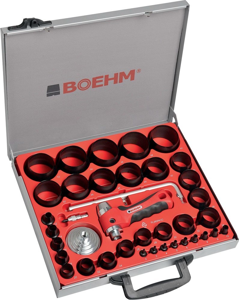 BOEHM Locheisensatz 2-60mm mit Halter und Aufnahmescheibe Produktbild img1 L