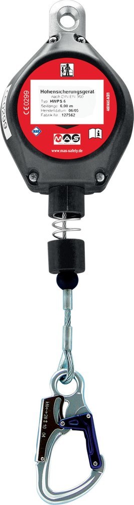 MAS Höhensicherungsgerät Stahlseil, 6 Meter Produktbild img1 L